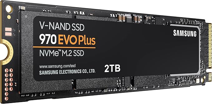 Samsung 970 EVO Plus 2 TB PCIe NVMe M.2 Internal Solid State Drive (SSD) (MZ-V7S2T0)