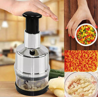 Thumbnail for Kitchen Slap Chop Garlic Onion Vegetable Slicer Chopper Cutter Food Peeler Dicer