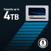 Thumbnail for Crucial MX500 2TB 3D NAND SATA 2.5 Inch Internal SSD - Up to 560MB/s - CT2000MX500SSD1