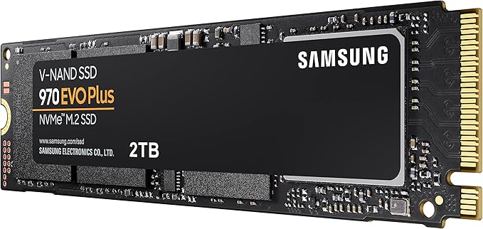 Samsung 970 EVO Plus 2 TB PCIe NVMe M.2 Internal Solid State Drive (SSD) (MZ-V7S2T0)