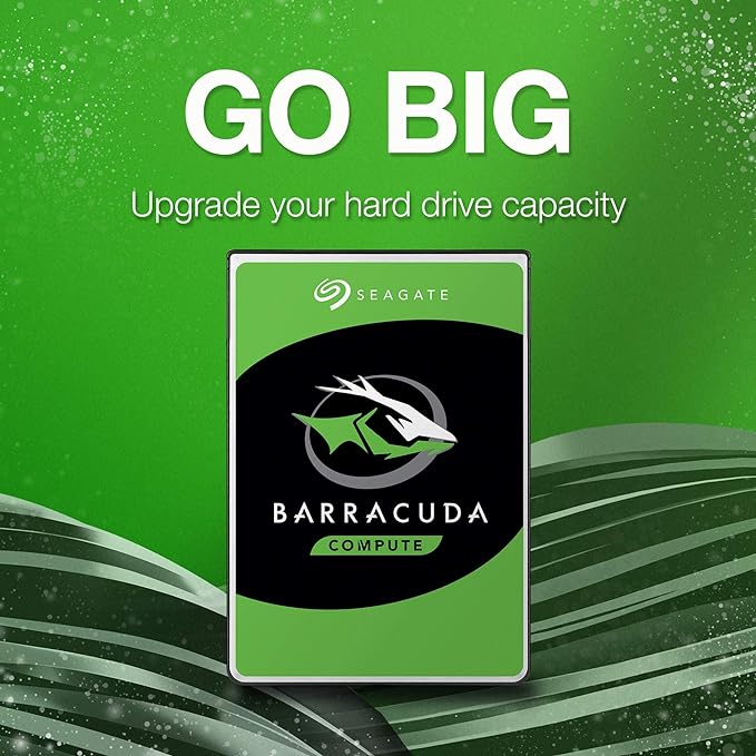 Seagate BarraCuda, 8TB, Internal Hard Drive, 3.5 Inch, SATA, 6GB/s,, 5,400 RPM, 256MB Cache, for Computer Desktop PC, FFP (ST8000DMZ04/004).