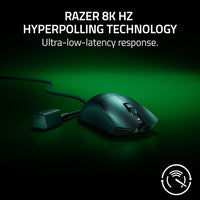 Thumbnail for Razer Viper V3 Pro - Ultra-lightweight Wireless Esports Gaming Mouse (8K Hz HyperPolling, 54g Lightweight Design, Focus Pro Sensor 35K DPI, HyperSpeed Wireless, 95 hours Battery Life) Black