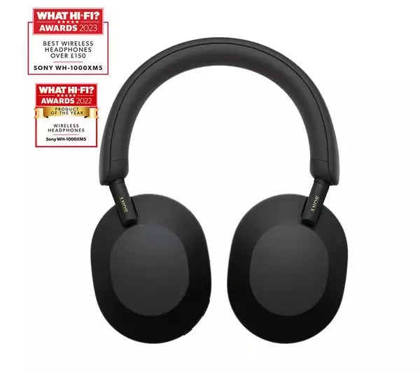 SONY WH-1000XM5 Wireless Bluetooth Noise-Cancelling Headphones - Black