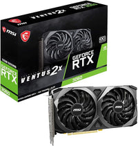 Thumbnail for MSI GeForce RTX 3060 VENTUS 2X 12G OC Gaming Graphics Card - 12GB GDDR6, 1807 MHz, PCI Express Gen 4, 192-bit, 3x DP (v1.4), HDMI 2.1 (Supports 4K)