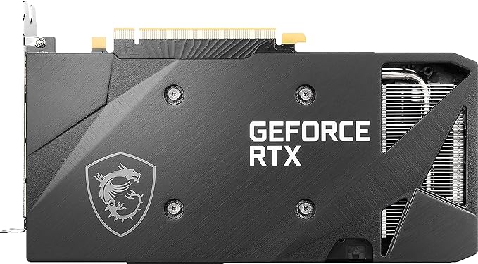 MSI GeForce RTX 3060 VENTUS 2X 12G OC Gaming Graphics Card - 12GB GDDR6, 1807 MHz, PCI Express Gen 4, 192-bit, 3x DP (v1.4), HDMI 2.1 (Supports 4K)