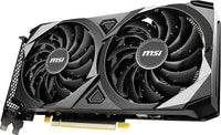 Thumbnail for MSI GeForce RTX 3060 VENTUS 2X 12G OC Gaming Graphics Card - 12GB GDDR6, 1807 MHz, PCI Express Gen 4, 192-bit, 3x DP (v1.4), HDMI 2.1 (Supports 4K)