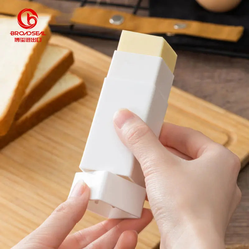 Hand Holding Rotary Roll Out Butter Spreader Kitchen Gadgets Baking Butter Spreader