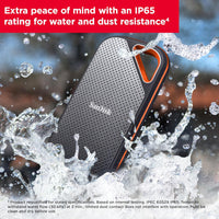 Thumbnail for SanDisk 4TB Extreme PRO Portable SSD external drive, up to 2000 MB/s read and write speeds, external SSD, solid state drive, IP65 rated for dust and water resistance, 256-bit AES hardware encryption