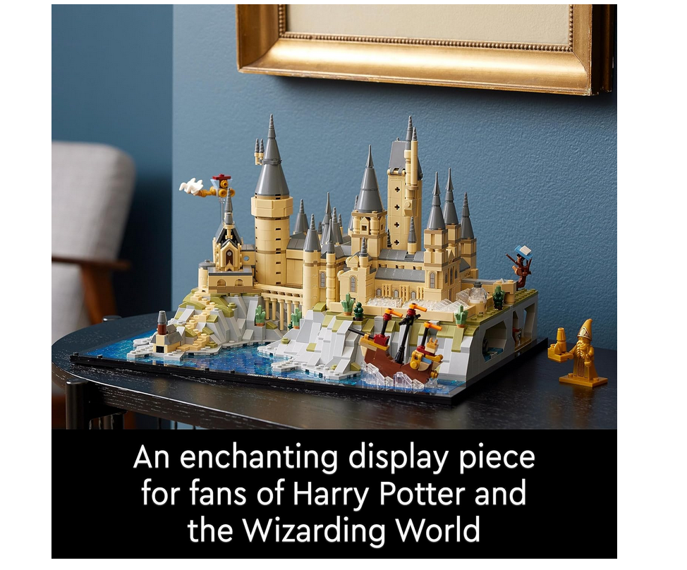 LEGO Harry Potter Hogwarts Castle and Grounds - Collectible Set for Adults incl. Main & Astronomy Towers, Great Hall, Chamber of Secrets & Architect Minifigure - 76419