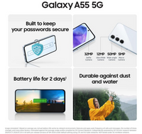 Thumbnail for Samsung Galaxy A55 5G 128GB Smartphone 8GB RAM Unlocked Dual-Sim-Free - Navy A