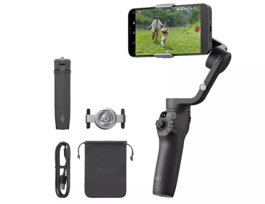 DJI Osmo Mobile 6 3-Axis Phone Gimbal, Built-In Extension, Slate Gray